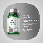 Piping Rock Milk Thistle Supplement 3000mg | 100 Capsules | Concentrated Herbal Extract | Non-GMO, Gluten Free