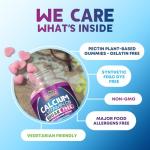 Sugar Free Chewable Calcium Gummy Vitamins - Plus 400 IU Vitamin D3 for Bone, Teeth, & Immune Health Support - Calcium Supplements for Women & Men Daily, Non-GMO, Berry Flavored - 120 Gummies