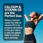 NatureWise High-Purity, All-Natural Calcium 1250mg + Vitamin D3 1000IU + Organic MCT Coconut Oil - Pregnancy Safe + Non-GMO - Absorption Friendly, Gluten Free - 60 Softgels[30-Day Supply]