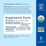 Mommy’s Bliss Organic Vitamin D Drops - Infants and Newborns - Supports Growth and Bone Development - Easy Use - 400 IU Per Drop - 100 Daily Servings