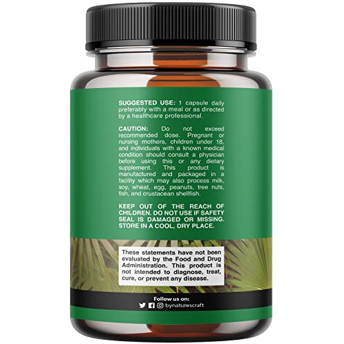 Saw Palmetto Capsules for Prostate & Hair Loss