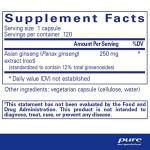 Pure Encapsulations Panax Ginseng | Hypoallergenic Supplement Helps The Body Adapt to Occasional Physical Stress* | 120 Capsules