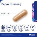 Pure Encapsulations Panax Ginseng | Hypoallergenic Supplement Helps The Body Adapt to Occasional Physical Stress* | 120 Capsules