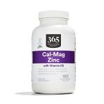 365 by Whole Foods Market, Cal-Mag-Zinc with Vitamin D3, Vegetarian, 180 Count