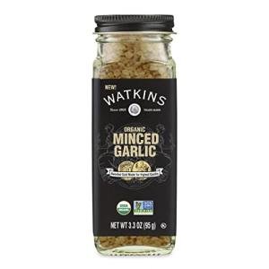Watkins Organic Minced Garlic, 3.3 oz., 1 Count