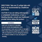 Life Extension Super Vitamin E, 268 mg (400 IU), Non-Synthetic Vitamin E Supplement Promotes Whole-Body Health, Gluten-Free, Non-GMO, 90 softgels