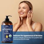 Organic Vitamin E Oil Blend 67,000 IU - 8 fl oz - Made from Pure, Natural Oils for Skin, Scars & Face - Aceite de Vitamina E - Nexon Botanics