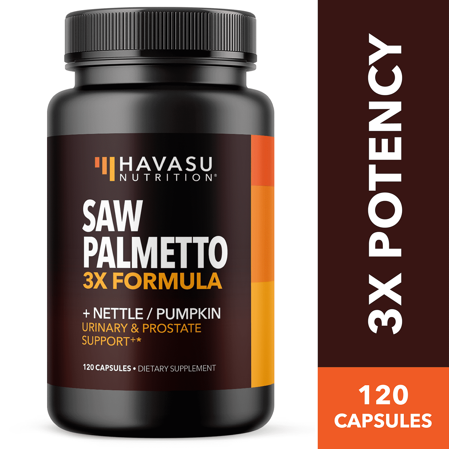 Potent Prostate Health Capsules with Saw Palmetto