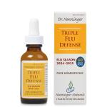 Nenningers Naturals Triple Flu Defense - 60 Doses - Multi-Symptom Flu Remedy - Reformulated Each Season - Pure Homeopathic
