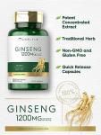 Carlyle Ginseng Extract Supplement | 120 Capsules | 1200mg | Pills for Men & Women | Non-GMO and Gluten Free