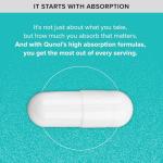 Qunol Magnesium Capsules 420mg, 100% DV, High Absorption Magnesium Supplement, Extra Strength, Bone and Muscle Health Supplement, 180 Count