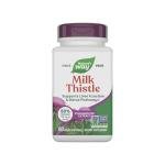 Nature's Way Milk Thistle, Supports Liver Function & Detox Pathways*, 175 mg Milk Thistle Seed Extract Standardized to 80% Silymarin per Serving, Vegan, 60 Capsules (Packaging May Vary)