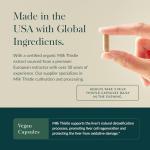 Gaia Herbs Milk Thistle - Liver Supplement & Cleanse Support for Maintaining Healthy Liver Function* - 60 Vegan Capsules (20-Day Supply)