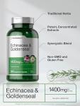Horbäach Echinacea Goldenseal Capsules | 1400mg | 300 Count | Vegetarian, Non-GMO, Gluten Free Extract Supplement