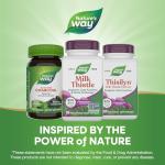 Nature's Way Milk Thistle, Supports Liver Function & Detox Pathways*, 175 mg Milk Thistle Seed Extract Standardized to 80% Silymarin per Serving, Vegan, 60 Capsules (Packaging May Vary)