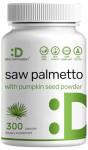 Saw Palmetto Supplement 5000 mg with Pumpkin Seed, 300 Capsules | Promotes Prostate Health | DHT Blocker | Hair Growth Vitamins, Maintain Normal Urinary Frequency