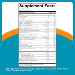 SmartyPants Teen Guy Multivitamin Gummies - Improved Formula: Omega 3 (DHA/EPA), Vitamin D3, C, Vitamin B12, B6, A, K & Zinc, Folate, Gluten Free, Fruit Flavor, 60 Count (30 Day Supply)