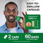 Saw Palmetto for Men 640mg - Pumpkin Seed | Nettle | Zinc & Pygeum - Prostate Health & Urinary Supplement - DHT Blocking & Hair Support - 45% Fatty Acids, Clinical Strength - Made in USA, 120 Capsules