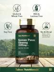 Carlyle Korean Panax Ginseng | 1500mg | 120 Capsules | Non-GMO and Gluten Free Supplement | Tahoe Nutritionals