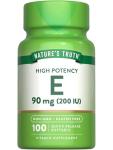 Nature's Truth Vitamin E Softgels | 200 IU | 100 Softgels | Non-GMO & Gluten Free Supplement