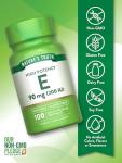 Nature's Truth Vitamin E Softgels | 200 IU | 100 Softgels | Non-GMO & Gluten Free Supplement