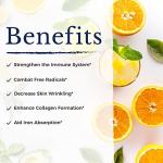 Vitalitown Vitamin C Complex 1000mg with Rose HIPS, Bioflavonoids, Turmeric & Echinacea, Daily Immune Support, Collagen Booster & Powerful Antioxidant, Vegan, 90 Tablets