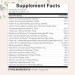 Micro Ingredients Pure Methylated Multivitamin, 240 Capsules | 19-in-1 Formula with Vitamins C, D, B12, Folate, Magnesium, Zinc & More | Supports Daily Wellness & Immune Health | Filler Free, Non-GMO