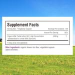 Innate Vitality 30:1 Organic Milk Thistle Supplement, 9000mg Equivalent (300mg Extract), 80% Silymarin Flavonoids, Liver Health, Detox & Cleansing, Made in USA, Non-GMO, 120 Veggie Capsules