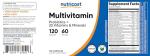 Nutricost Multivitamin with Probiotics 120 Vegetarian Capsules - Packed with Vitamins & Minerals