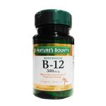 Nature's Bounty Vitamin B12, Supports Energy Metabolism and Nervous System Health, 500mcg, 100 Quick Dissolve Tablets