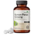 Futurebiotics Korean Panax Ginseng Energy, Memory & Brain Health Support, Non-GMO, 120 Capsules