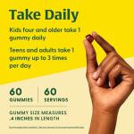 MegaFood Iron Energy Gummies, Iron Supplement for Women, Men, Teens & Kids with Vitamin B12 & B6, Vitamins, from The Makers of Blood Builder Supplement, Strawberry Flavor, 60 Count