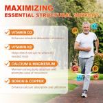 Calcium 1200 mg with Vitamin D3 Gummies for Adults - Calcium Citrate with Vitamin D3 K2, Magnesium, Zinc, Boron, Copper and Ashwagandha - Extra Absorption Calcium Supplement for Women Men