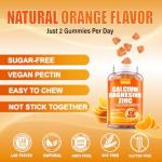 Calcium 1200 mg with Vitamin D3 Gummies for Adults - Calcium Citrate with Vitamin D3 K2, Magnesium, Zinc, Boron, Copper and Ashwagandha - Extra Absorption Calcium Supplement for Women Men