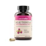 NatureWise Milk Thistle with Dandelion Root - Silymarin - Antioxidant Liver & Kidney Health Support Supplement - Vegan, Non-GMO, Gluten Free - 60 Count[60-Day Supply]