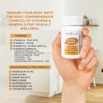 One-Daily Multivitamins with Minerals for Men & Women (100 Tablets) by GeriCare| High-Potency Multi-Vitamin & Multimineral Dietary Supplement for Immunity, Energy| Complete Daily Nutritional Support