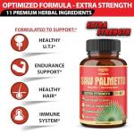 Premium Saw Palmetto Capsules - Combined with Ashwagandha, Turmeric, Tribulus, Maca, Green Tea, Ginger, Holy Basil & More - Natural Prostate Support - 90 Capsules 3-Month Supply