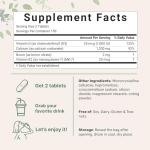 Micro Ingredients Calcium 1,200mg with Vitamin D3 & K2, 300 Tablets | Calcium Supplements for Women & Men | Mineral Complex Support Bone, Teeth, Colon & Cardiovascular Health | Non-GMO, Gluten-Free