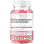 Calcium Citrate Gummies 1000mg w/Vitamin D3, High Absorption Calcium Supplement for Women & Men, Plus Magnesium, Potassium, Zinc for Muscle & Immune, Sugar-Free, Raspberry Flavor, 60 Count