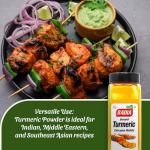 Badia Ground Turmeric Powder, 16 oz - Premium Curcuma Seasoning for Cooking, Golden Flavor & Rich Aroma