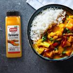 Badia Ground Turmeric Powder, 16 oz - Premium Curcuma Seasoning for Cooking, Golden Flavor & Rich Aroma