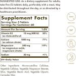 Solgar Calcium Magnesium with Vitamin D3, 300 Tablets - Promotes Healthy Bones, Supports Nerve & Muscle Function - Highly Absorbable Form - Non-GMO and Gluten Free - 60 Servings