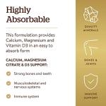 Solgar Calcium Magnesium with Vitamin D3, 300 Tablets - Promotes Healthy Bones, Supports Nerve & Muscle Function - Highly Absorbable Form - Non-GMO and Gluten Free - 60 Servings