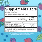 MaryRuth Organics Zinc Supplement for Immune Support, Immune Support Supplement for Kids, Ages 4-13, Zinc Sulfate, Vegan, USDA Organic, Glycerin Based, 2 Fl Oz