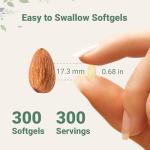 Micro Ingredients Vitamin D3 10,000 IU + K2 MK-7 200 mcg, 300 Softgels | Virgin Coconut Oil | 2-in-1 Bone, Immune & Heart Support | Easy to Swallow, Non-GMO