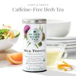 The Republic of Tea - Organic Milk Thistle SuperHerb Tea Tin, 36 Herbal Tea Bags, Naturally Caffeine-Free