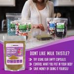 XPRS Nutra Organic Milk Thistle Seed Powder - Premium Milk Thistle Powder Rich in Silymarin and Antioxidants - Milk Thistle Seeds Support Liver Health - Vegan Friendly Milk Thistle Organic (16 Ounce)