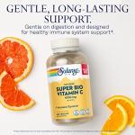 Solaray Super Bio Buffered Vitamin C 1000mg, Two-Stage, Timed Release Vitamin C with Bioflavonoids, Immune Support Supplement - High Absorption, Vegan, 60 Day Guarantee, 180 Servings, 360 VegCaps 140