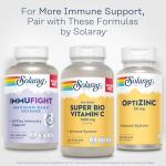 Solaray Super Bio Buffered Vitamin C 1000mg, Two-Stage, Timed Release Vitamin C with Bioflavonoids, Immune Support Supplement - High Absorption, Vegan, 60 Day Guarantee, 180 Servings, 360 VegCaps 140