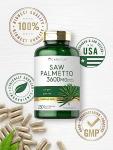 Carlyle Saw Palmetto for Men and Women | 3600 mg | 250 Capsules | Herb Extract Supplement | Serenoa Repens | Non-GMO and Gluten Free